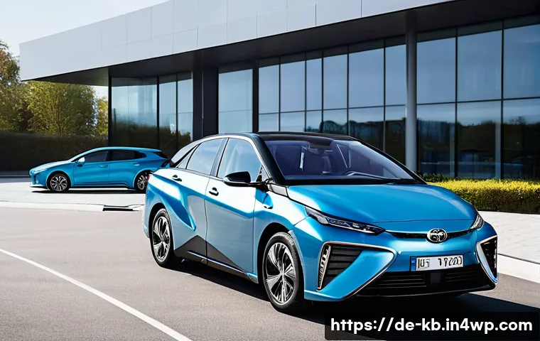 수소연료전지와 연료전지 차량의 경제성 - **Prompt 1: The High-Tech Investment Dilemma**
"A sophisticated, modern hydrogen fuel cell vehic...